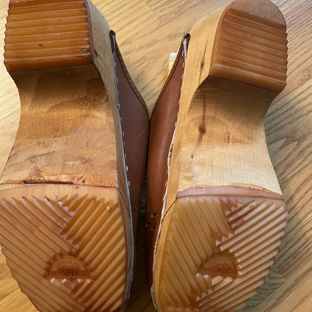 Timberland Brown Leather Mules - Picture 2 of 4